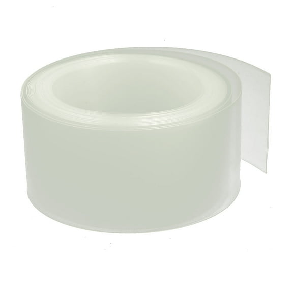 Unique Bargains 40mm Flat Width 5M Length Heat Shrinkable Tube Clear for 2xAA 9V Battery