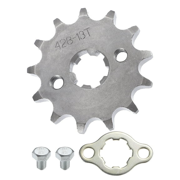 Unique Bargains 428 Style 13T Teeth 17mm ID Motorcycle Front Engine Sprocket Set for 50cc 70cc 110cc 125cc Motorcycle