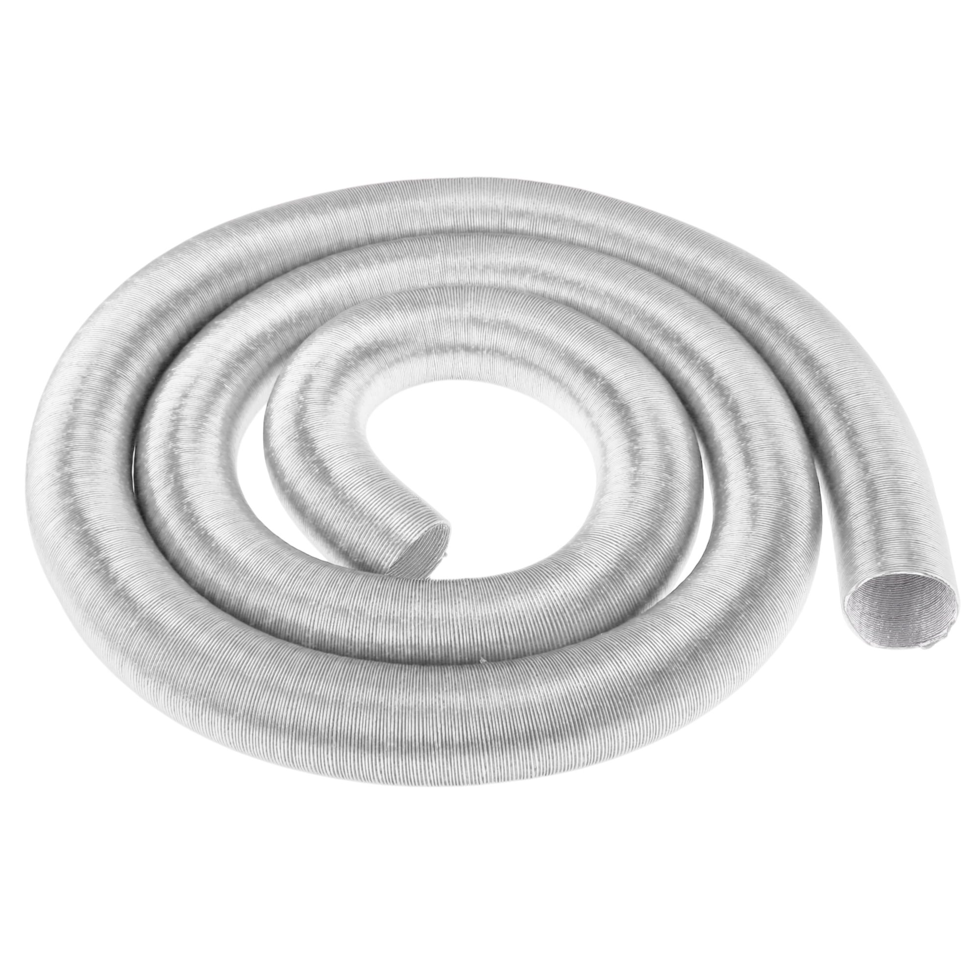Unique Bargains 42mm Dia 500cm Car Heater Duct Pipe   Aluminum Foil Warm Air Ducting Hose for Diesel Heater Silver Tone