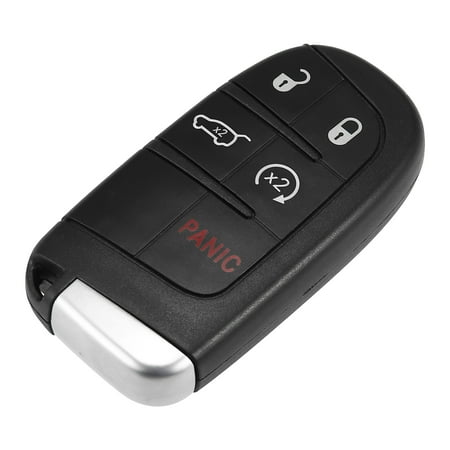 Unique Bargains 433MHz Keyless Entry Remote Key Fob M3N40821302 for Jeep Grand Cherokee 5 Button Black