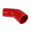 thumbnail image 1 of Unique Bargains 45 Degree 2.5 Inch to 3 Inch ID 4Ply Elbow Reducer Silicone Hose Coupler Intercooler Tube Red 63-76mm, 1 of 6