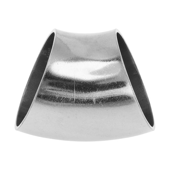 Unique Bargains 45 Degree Mandrel Bend Elbow Car Modified Exhaust Pipe Tubing Piping 1.5" inch OD Thickness 1.5mm/16GA 38x50x1.5mm 304 Stainless Steel Silver Tone