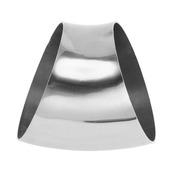 Unique Bargains 45 Degree Mandrel Bend Elbow Car Modified Exhaust Pipe Tubing Piping 4" inch OD Thickness 1.5mm/16GA 102x120x1.5mm 304 Stainless Steel Silver Tone