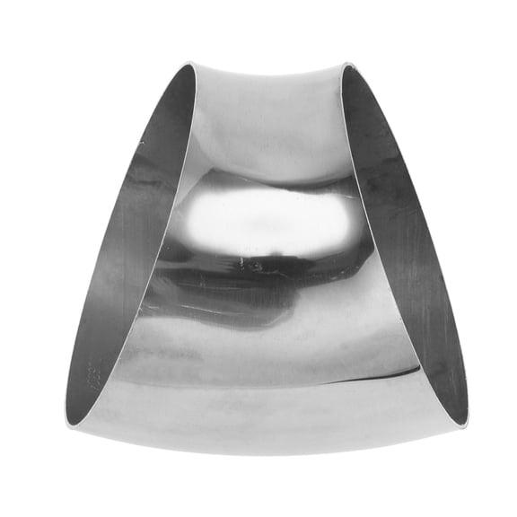 Unique Bargains 45 Degree Mandrel Bend Elbow Car Modified Exhaust Pipe Tubing Piping 5" inch OD Thickness 1.2mm/18GA 127x140x1.2mm 201 Stainless Steel Silver Tone