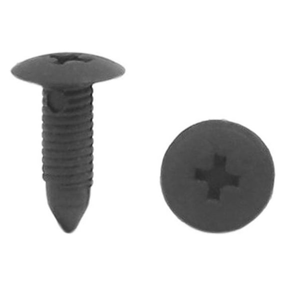 Unique Bargains 45pcs Car Black Plastic Fastener Rivet Push Type Retainer Clips for 4mm Hole