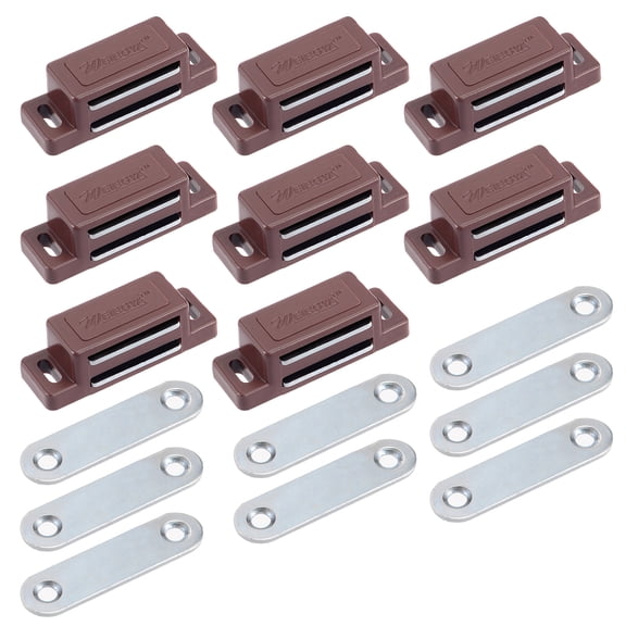 Unique Bargains 46mm Length ABS Plastic Door Cabinet Magnetic Catch Latch Closures