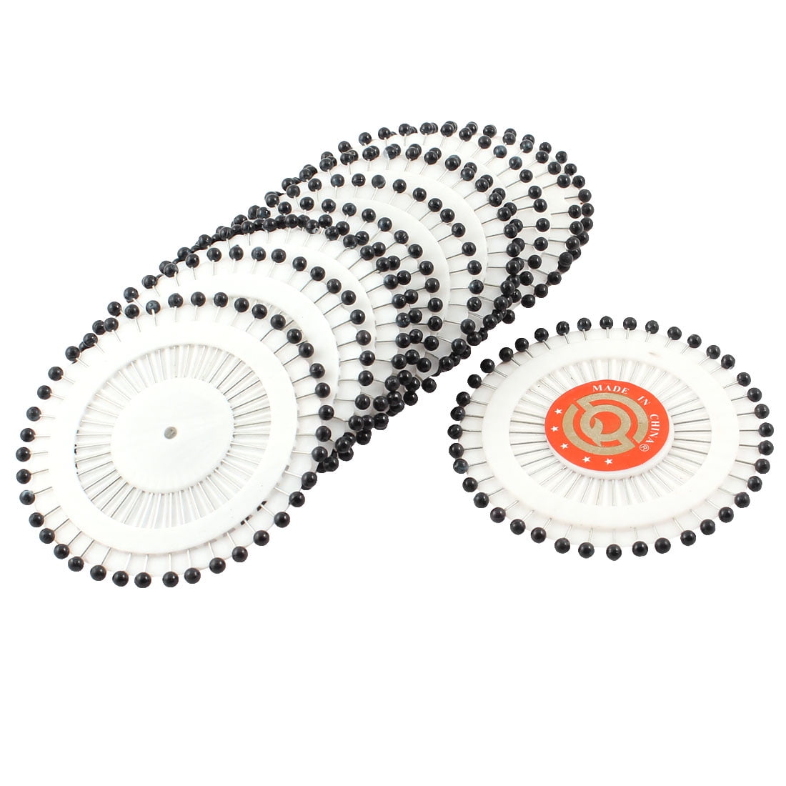Pearl Head Pins, Natural or Black (pack of 144)
