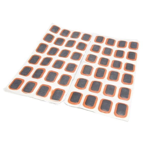 Unique Bargains 48pcs Tyre Puncture Patches Tire Repair Rubber Patch Tool for Auto Car 24 x 35mm