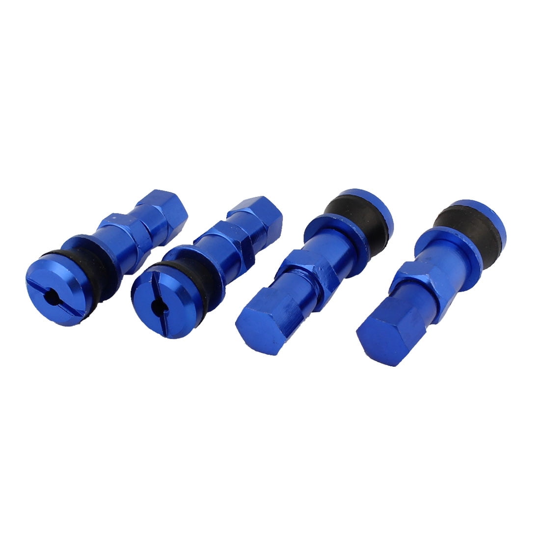 Unique Bargains 4PCS Adapter in Wheel Rim Tire Valve Stem Cap Covers for Auto Vehicles