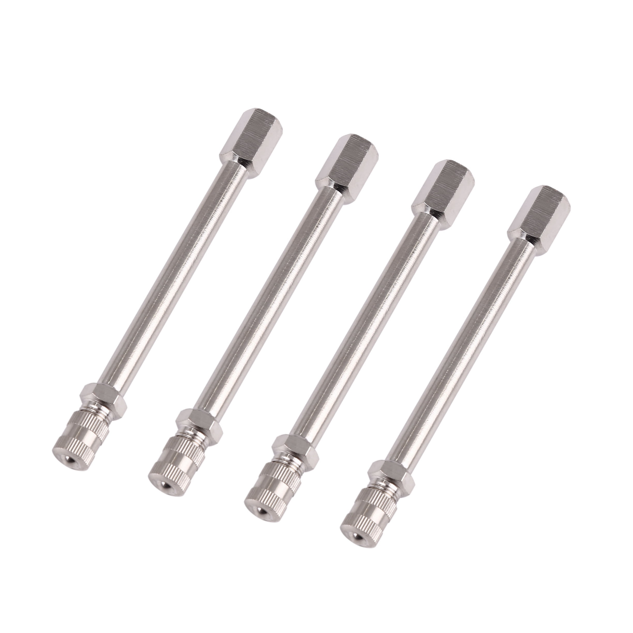Unique Bargains 4Pcs 100mm Tyre Wheel Valve Extension Extender Cap Stem Universal Car