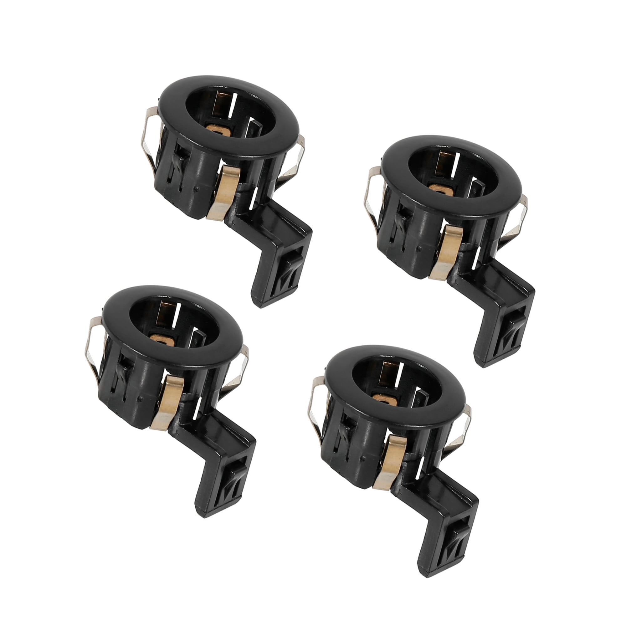 Unique Bargains 4Pcs Black Rear Bumper Parking Sensor Retainer for Toyota