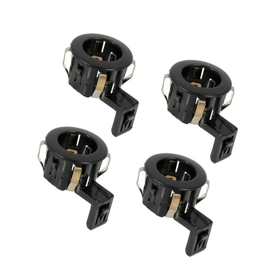 Unique Bargains 4Pcs Black Rear Bumper Parking Sensor Retainer for Toyota