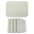 thumbnail image 1 of Unique Bargains 4Pcs Faux Leather Table Decor Placemats Matcha Green 17.7x11.8inch, 1 of 6