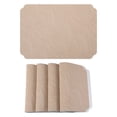 thumbnail image 1 of Unique Bargains 4Pcs Faux Leather Table Decor Placemats Milk Tea 17.7x11.8inch, 1 of 6