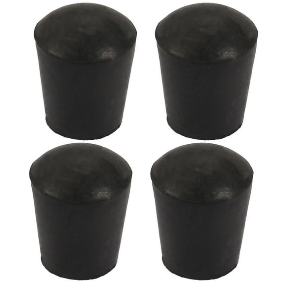 Unique Bargains 4Pcs Furniture Table Chair Round Rubber Leg Tip Cap 16mm Inner Diameter