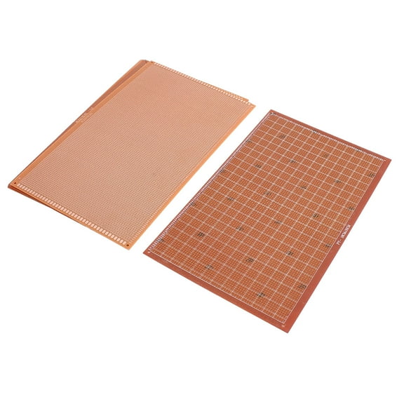 Unique Bargains 4Pcs Prototype Universal PCB Print Circuit Board 18CMx30CM Brass Tone