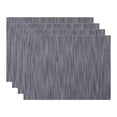 thumbnail image 1 of Unique Bargains 4Pcs Rustic Cotton Linen Blend Placemats Navy Blue 15.7x11.8inch, 1 of 6