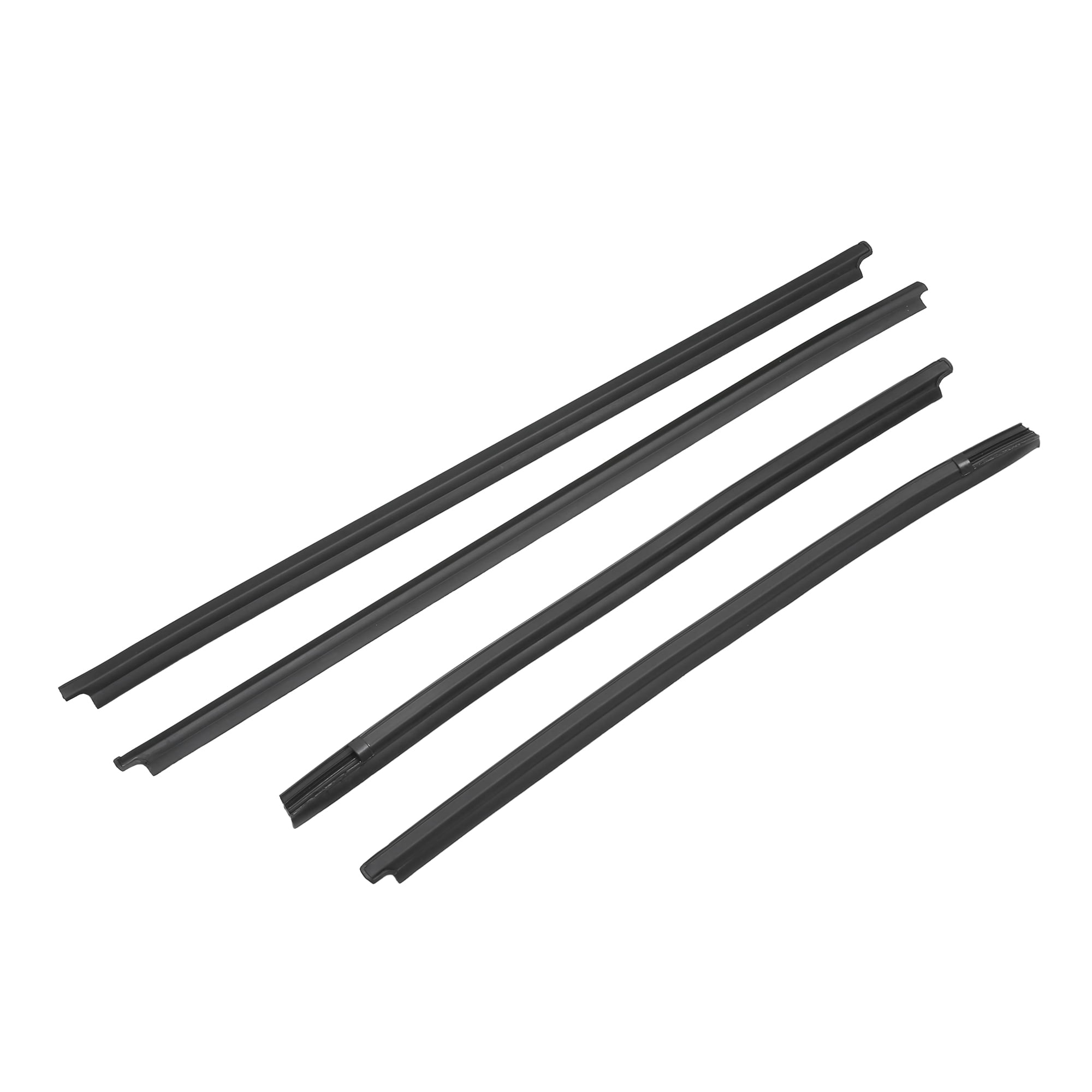 Unique Bargains 4Pcs Window Glass Seals Door Belt Weatherstrip for Toyota Hilux