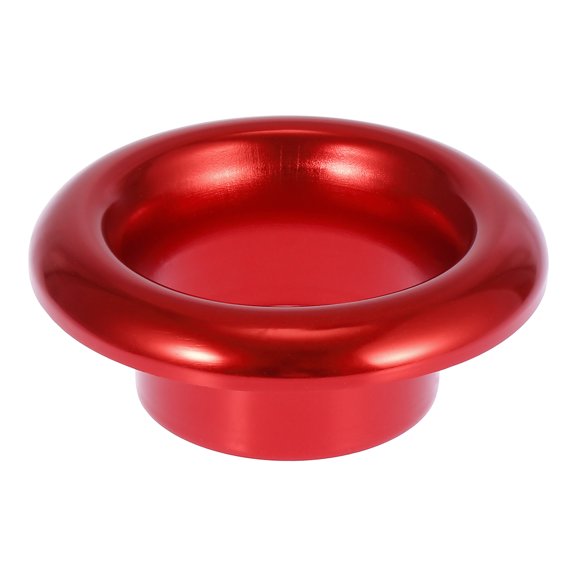 Unique Bargains 4inch Bellmouth Velocity Stack Adapter Turbo Air Intake Cover Red