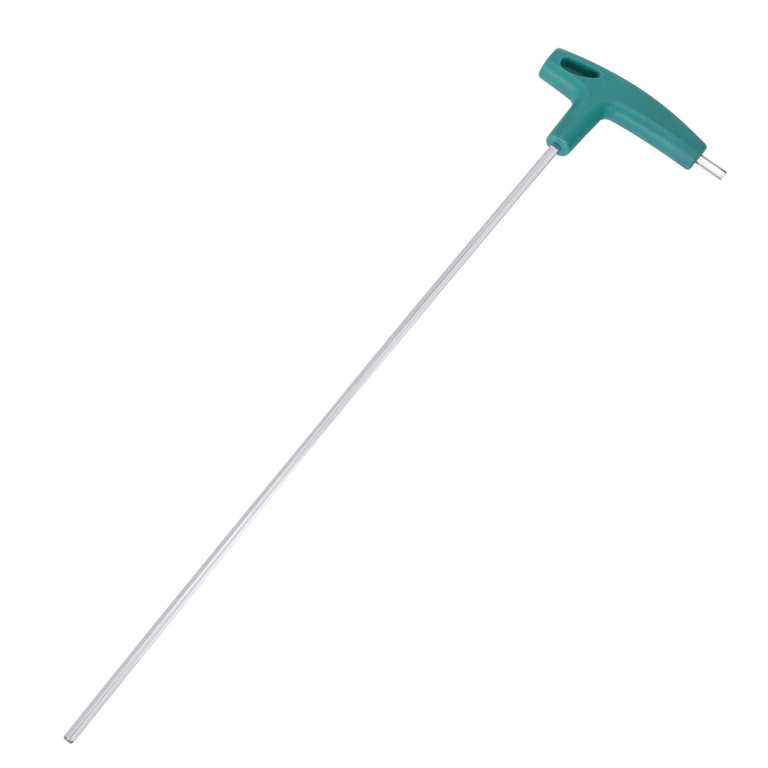 Unique Bargains 4mm Extra Long Arm T-Handle Hex Wrench Chrome
