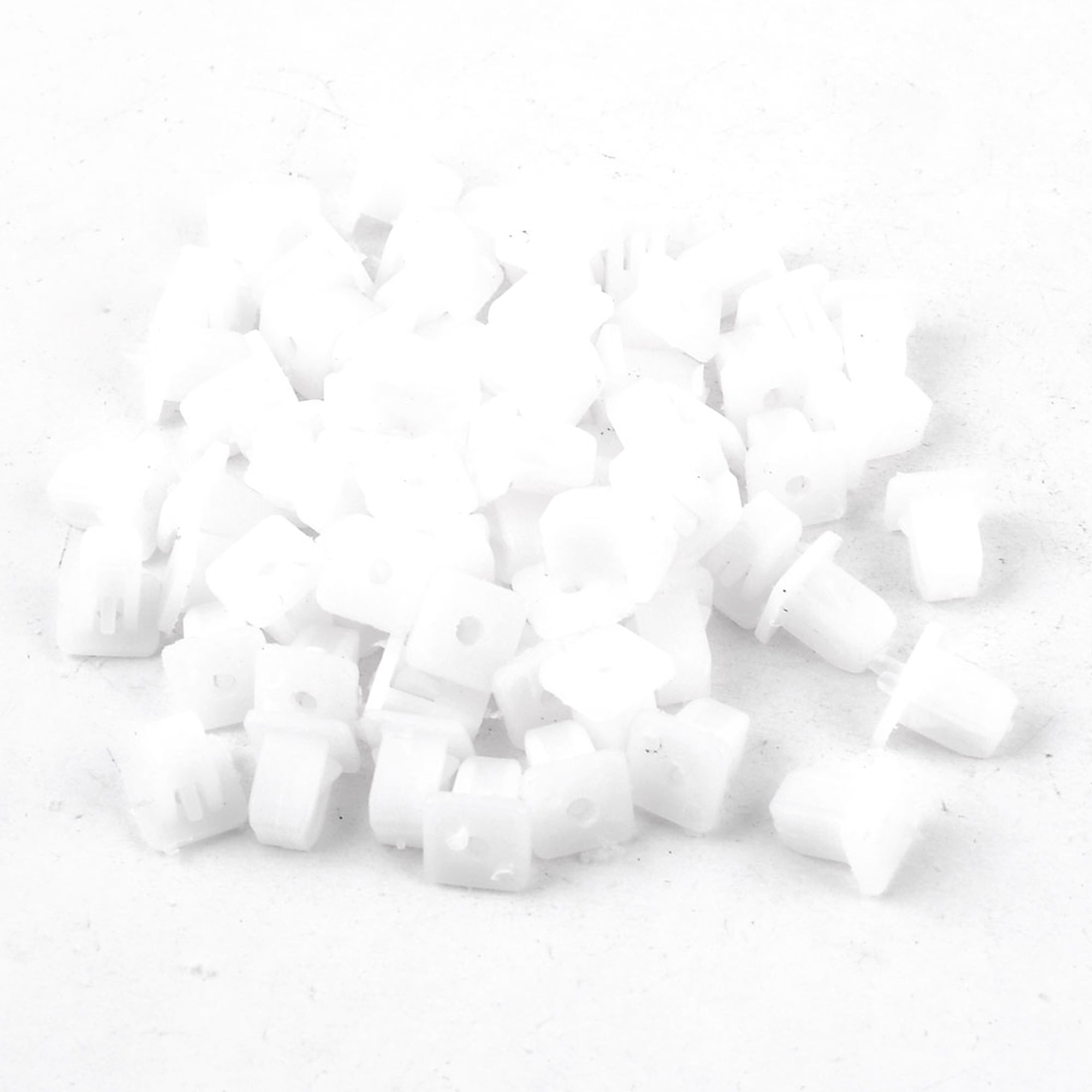 Unique Bargains 4mm Hole Square Plastic Push Screw Rivet Fairing Panel ...