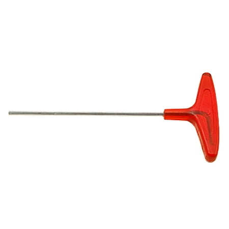 Unique Bargains 4mm Metric Plastic T-Handle Wrench Hex Tool Red Mmjjs