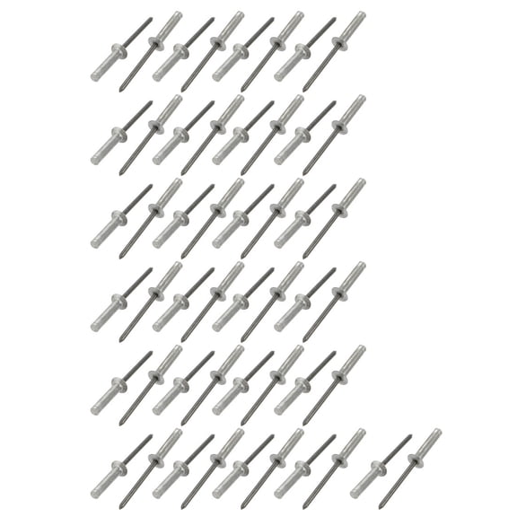 Unique Bargains 4mmx20mm Aluminum Countersunk Head Closed End Blind Rivets Fastener 50Pcs