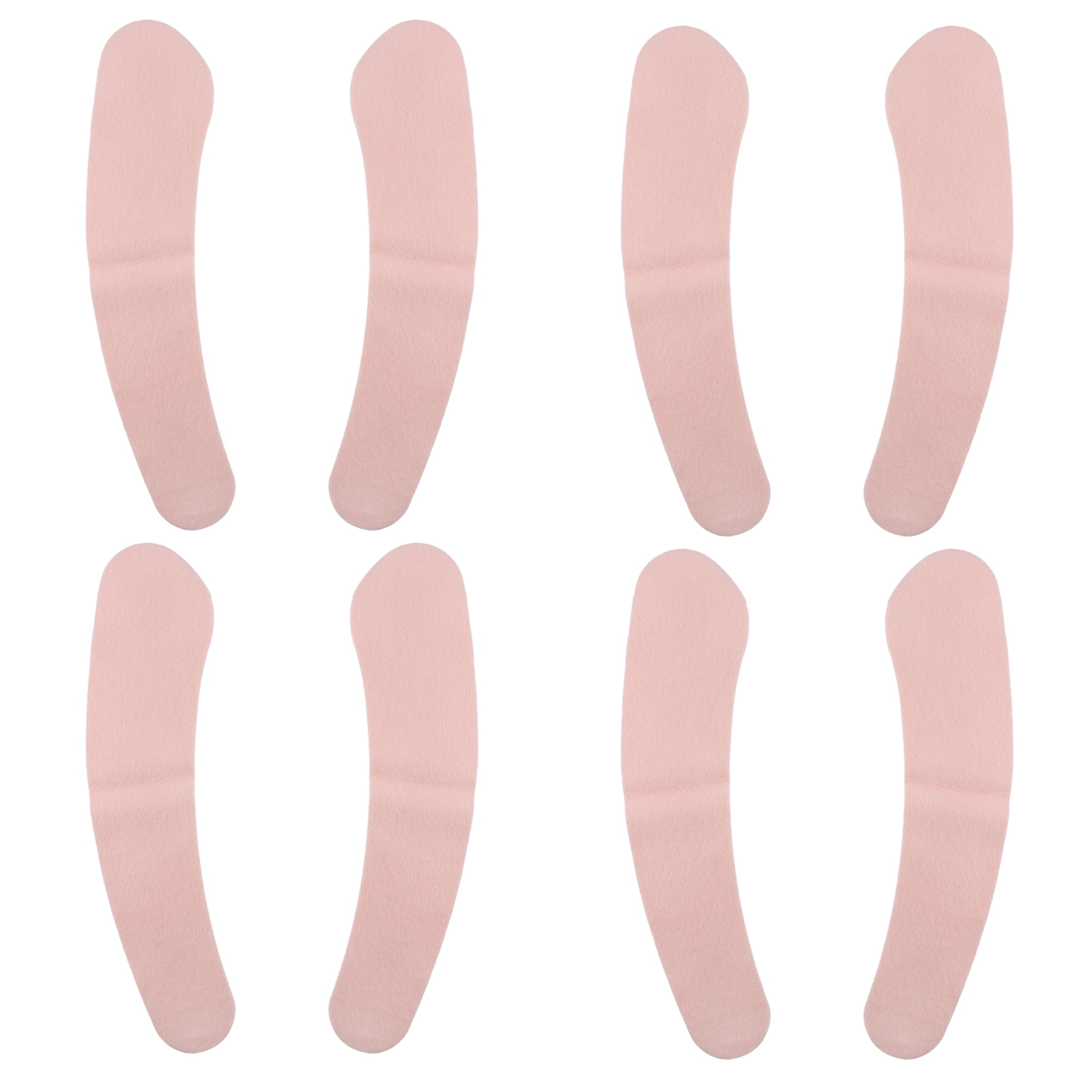 Unique Bargains 4pair Toilet Seat Cover Pad Bathroom Warm Toilet Seat Cushion Reusable Pink S