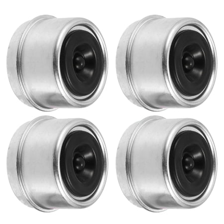 Unique Bargains 4pcs 1.98'' Trailer Axle Wheel Dust CapTrailer Bearing Dust Cap for Trailer Wheel Hubs