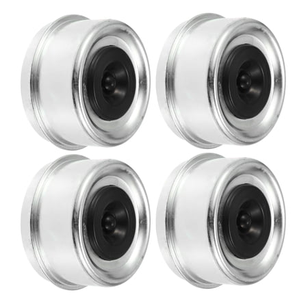 Unique Bargains 4pcs 2.44'' Trailer Axle Wheel Dust CapTrailer Bearing Dust Cap for Trailer Wheel Hubs