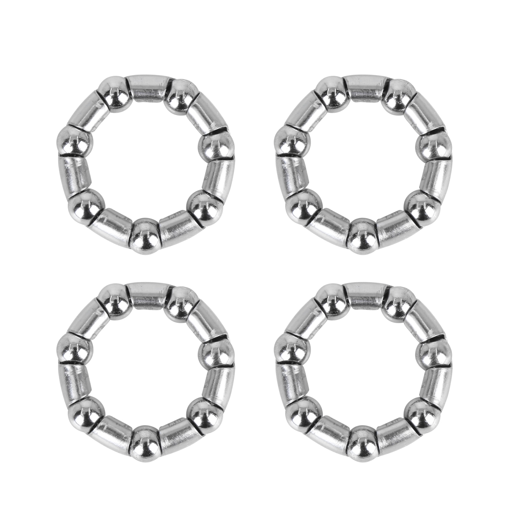 Unique Bargains 4pcs 20.5mm x 7 Ball Bearing Cages Crank Bearings Wheel  Bearing Retainer for Bicycle Bike 