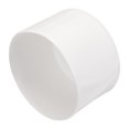 thumbnail image 1 of Unique Bargains 4pcs 75mm Round White Vinyl End Cap Screw Thread Protectors Rubber Cover Caps, 1 of 4