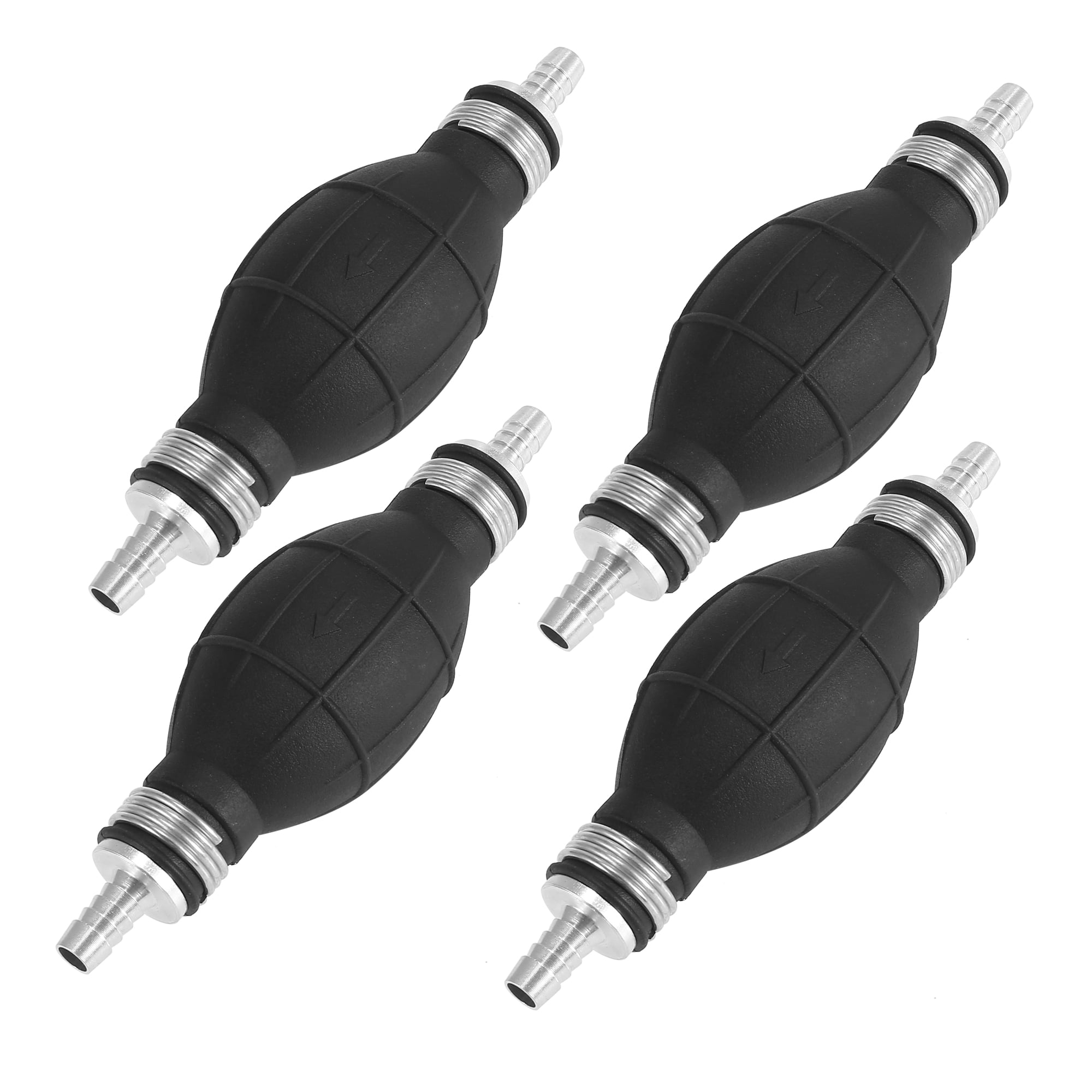 Unique Bargains 4pcs 8mm 5/16 Rubber Fuel Transfer Bulb for Car Marine Boat Diesel