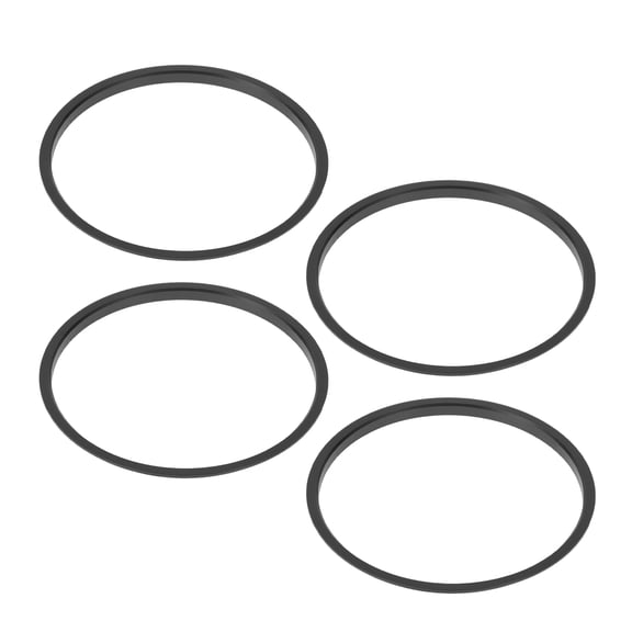 Unique Bargains 4pcs AC Vent Dashboard Decoration Rings for Toyota Tacoma 2016-2021 Air Conditioner Air Outlet Vent Cover Ring Decoration Aluminum Alloy Black