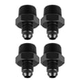 thumbnail image 2 of HFUK AN-3 (-3) Black JIC Flare To 3/8" NPT Straight Male Hose Fitting Adapter 2 of 6