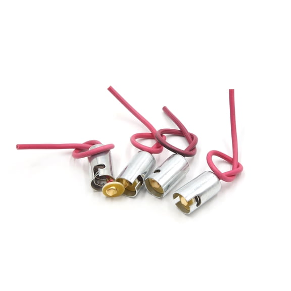 Unique Bargains 4pcs BA9S Bulb Car Vehicle Door Dome Panel Light Socket Holder Connector