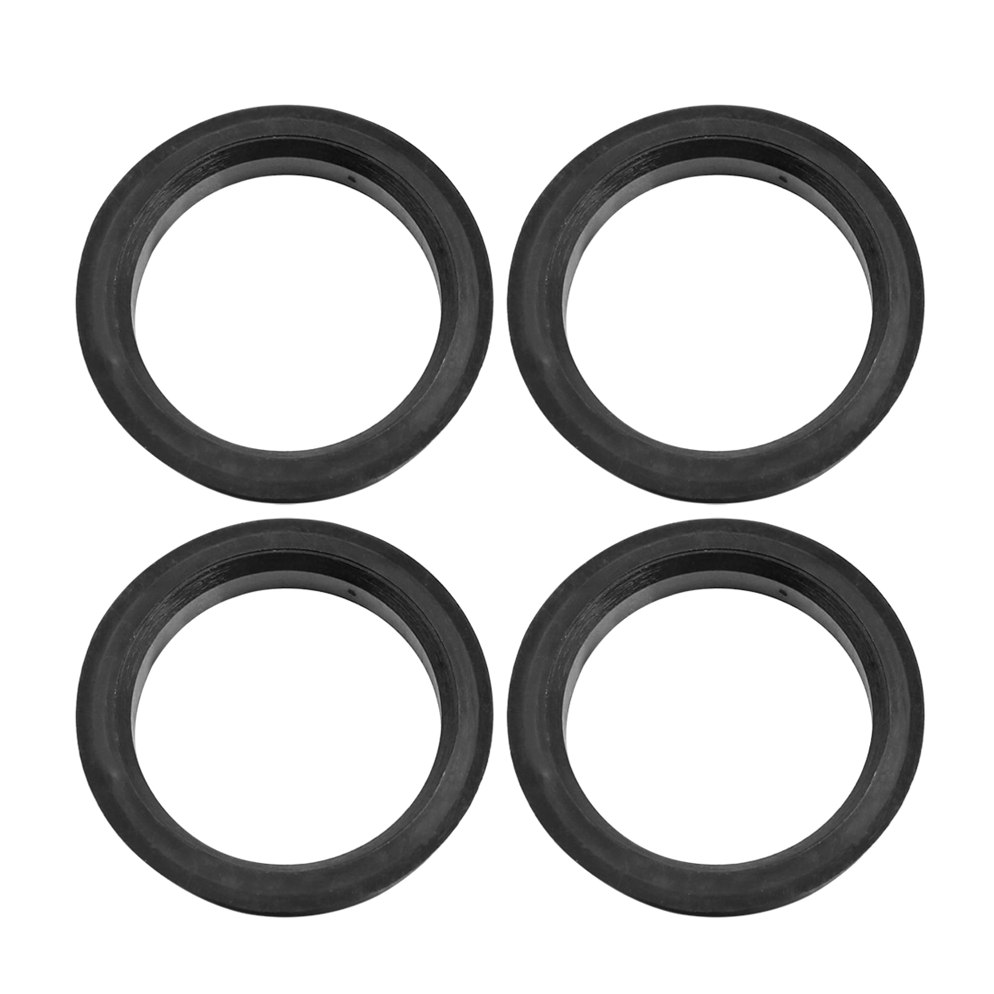 Unique Bargains 4pcs Black Car Hub Centric Rings Wheel Bore Center 73.1 to 57.1mm