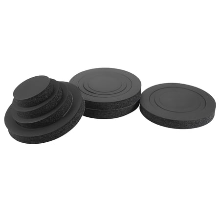 Unique Bargains 4pcs Car Door Stereo Speaker Tweeters Horn Soundproof Self Adhesive for 6" 6.25" 6.5" 6.75" 7" Speaker
