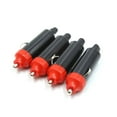 thumbnail image 1 of Unique Bargains 4pcs  Car Power  Lighter Socket Adapter DC 12V 24V Black Red, 1 of 4