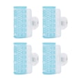 thumbnail image 1 of Unique Bargains 4pcs Convenient Heatless Voluminous Hair Roller for Women 2.72"x2.17" White Blue, 1 of 2