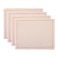 thumbnail image 1 of Unique Bargains 4pcs Cotton Blend Washable Table Mat Dark Red 15.7"x11.8", 1 of 6