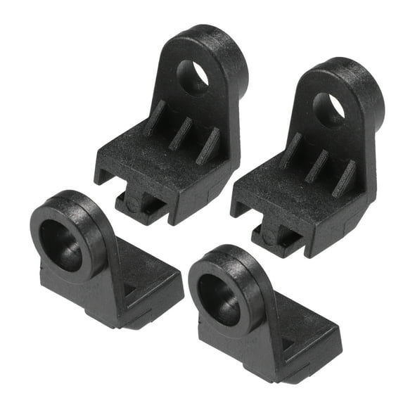 Unique Bargains 4pcs Electric Radiator Fan Mounting L-Shape Fan Bracket Feet Mount Universal for Car Truck SUV Radiator