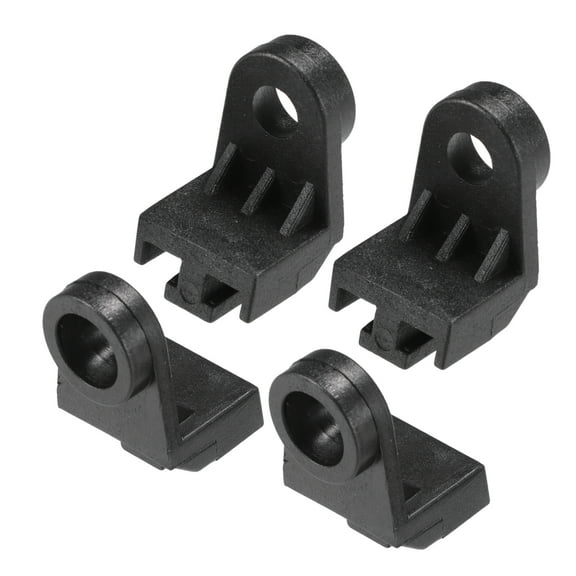 Unique Bargains 4pcs Electric Radiator Fan Mounting L-Shape Fan Bracket Feet Mount Universal for Car Truck SUV Radiator