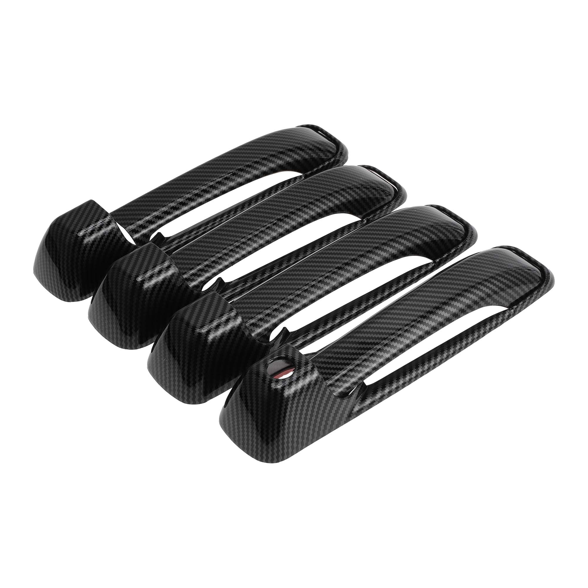 Unique Bargains 4pcs Exterior Door Handle Cover for Dodge for Ram 1500 2009-2018 ABS Black