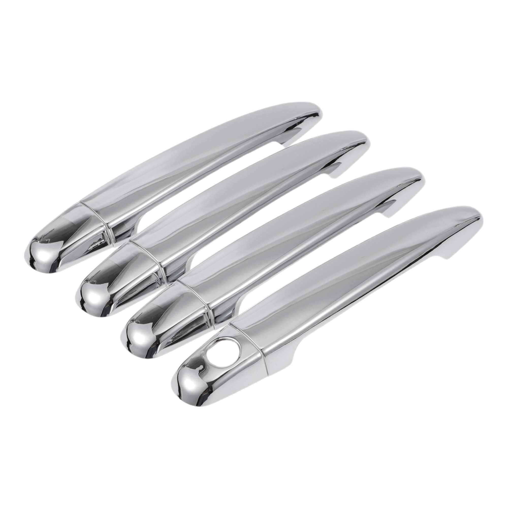 Unique Bargains 4pcs Exterior Door Handle Cover for Toyota 4Runner 2003-2010 Silver Tone