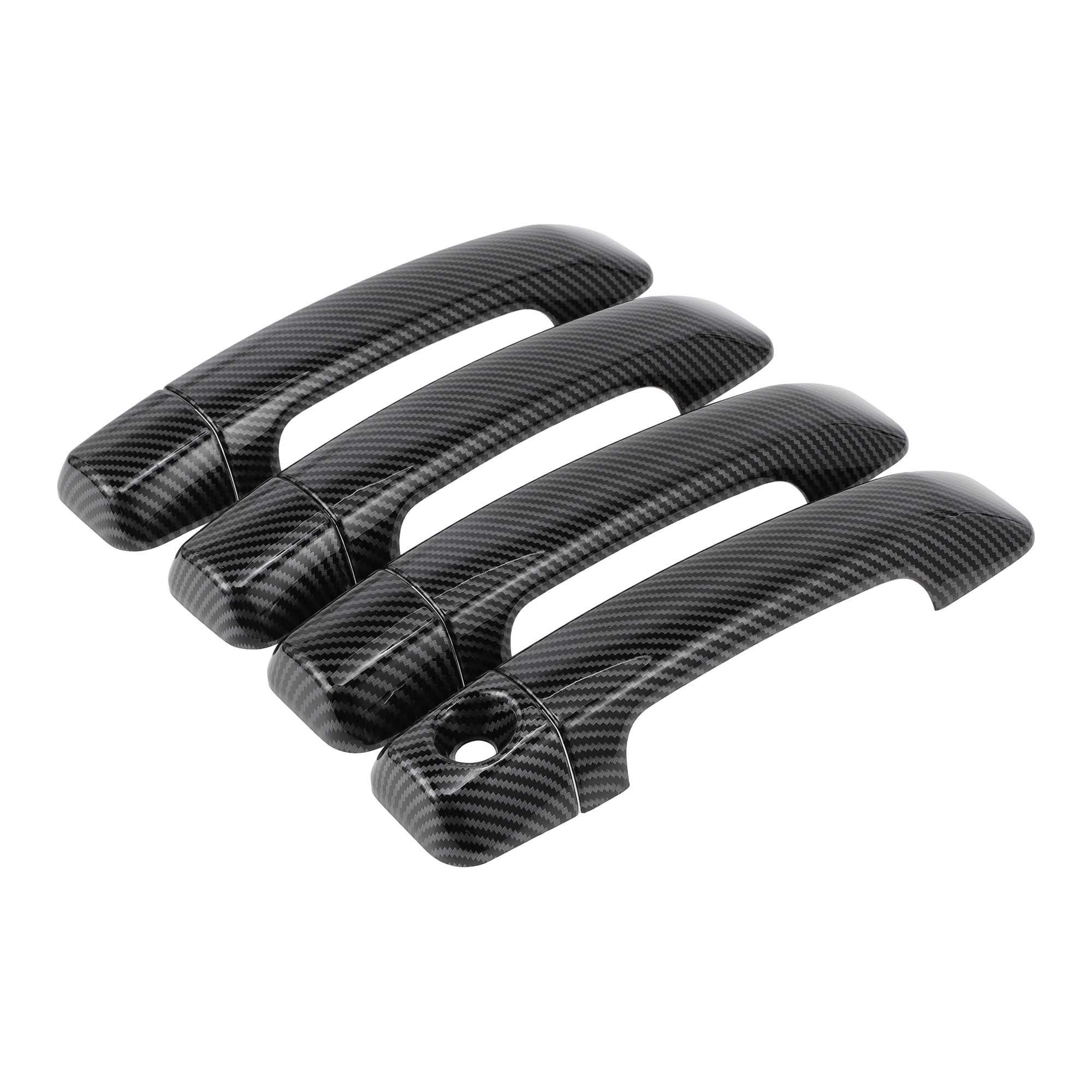 Unique Bargains 4pcs Exterior Door Handle Cover for Toyota Tundra 2007-2020 ABS Black
