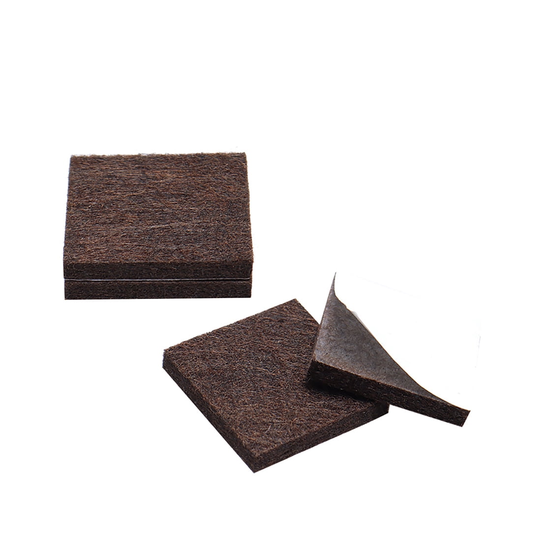 Unique Bargains 4pcs Felt Pads Square Self Stick Anti-scratch Pads for Furniture Legs