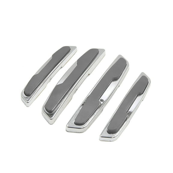 Unique Bargains 4pcs Gray Plastic Rubber Car Body Door Guard Anti-collision Crashproof Protector