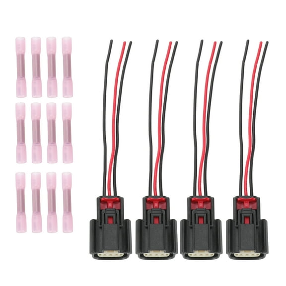 Unique Bargains 4pcs Ignition Coil Connector Plug for Ford F150 F250 F350 Super Duty 2011-2017 for Ford V6 V8 Flex for Lincoln MKZ MKT MKS No.9U2Z14S411EA Wiring Harness Pigtail