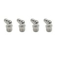 thumbnail image 1 of Unique Bargains 4pcs M10 x 1 Stainless Steel 45 Degree Angle Grease Nipple Fitting for Car, 1 of 3